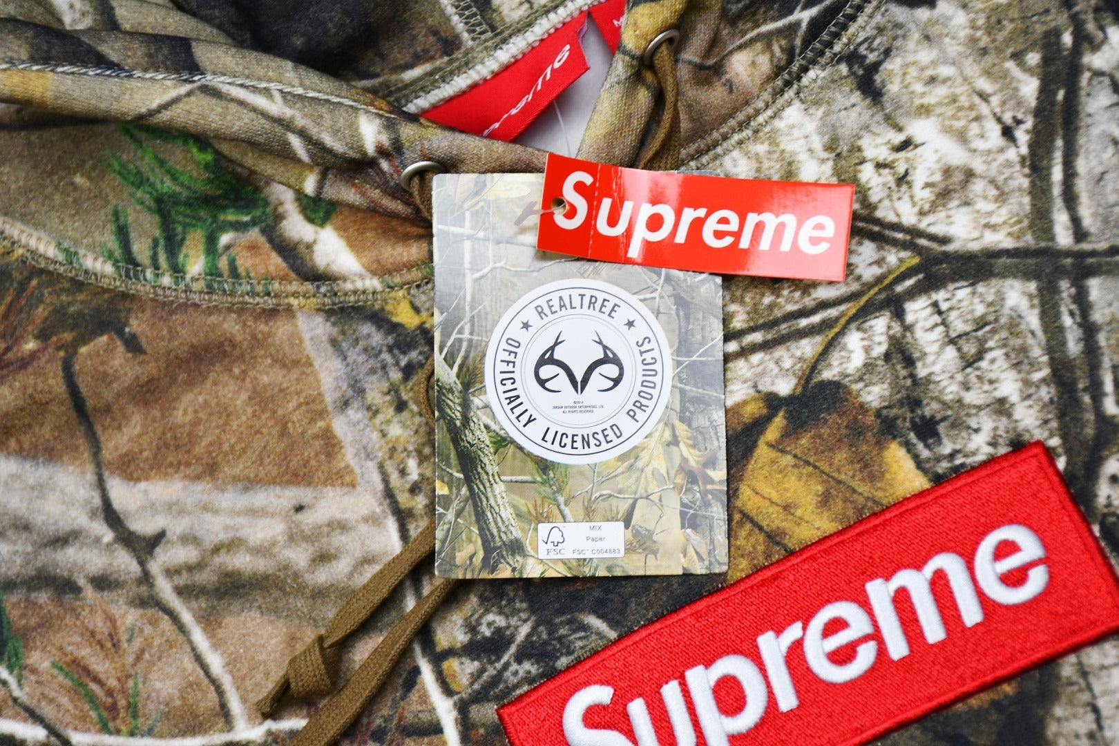 SUPREME REAL TREE CAMO HOODIE