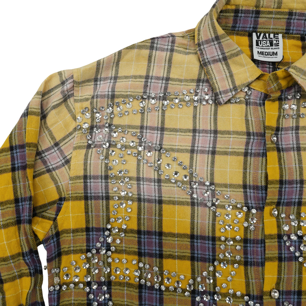 VALE RHINESTONES BUTTONS DOWN