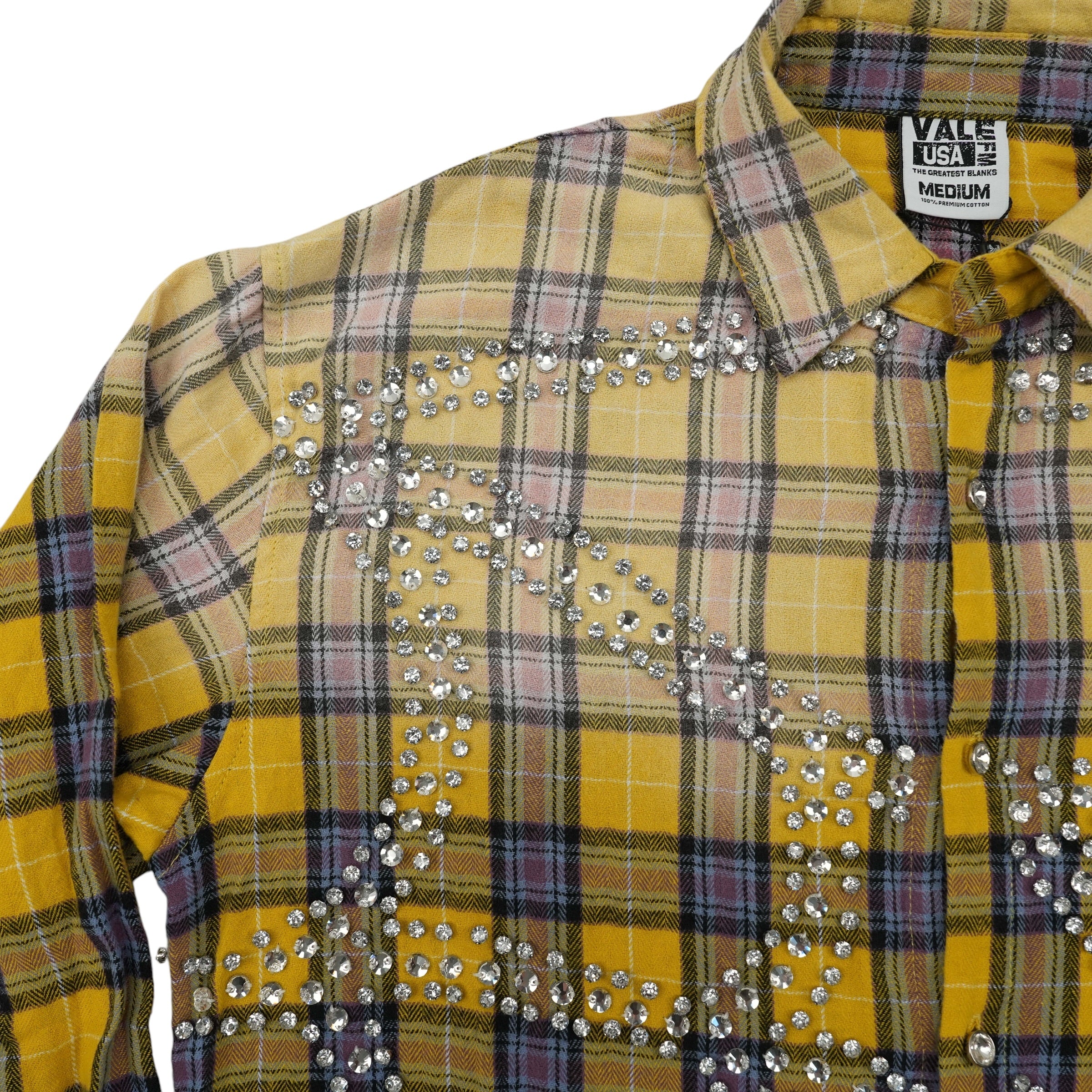 VALE RHINESTONES BUTTONS DOWN