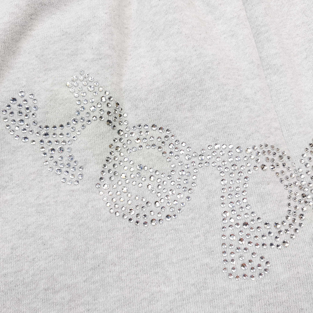 SP5DER RHINESTONES LOGO / SWEATPANTS / GRAY