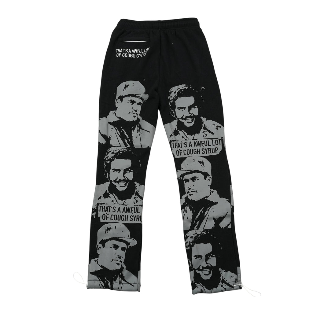 COUGH SYRUP X ASAALI CARTEL / SWEATPANTS / BLACK