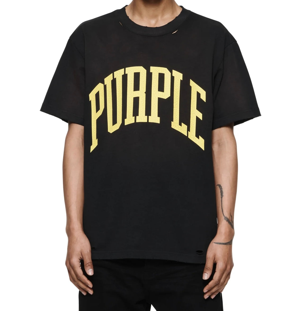 PURPLE DENIM TSHIRT