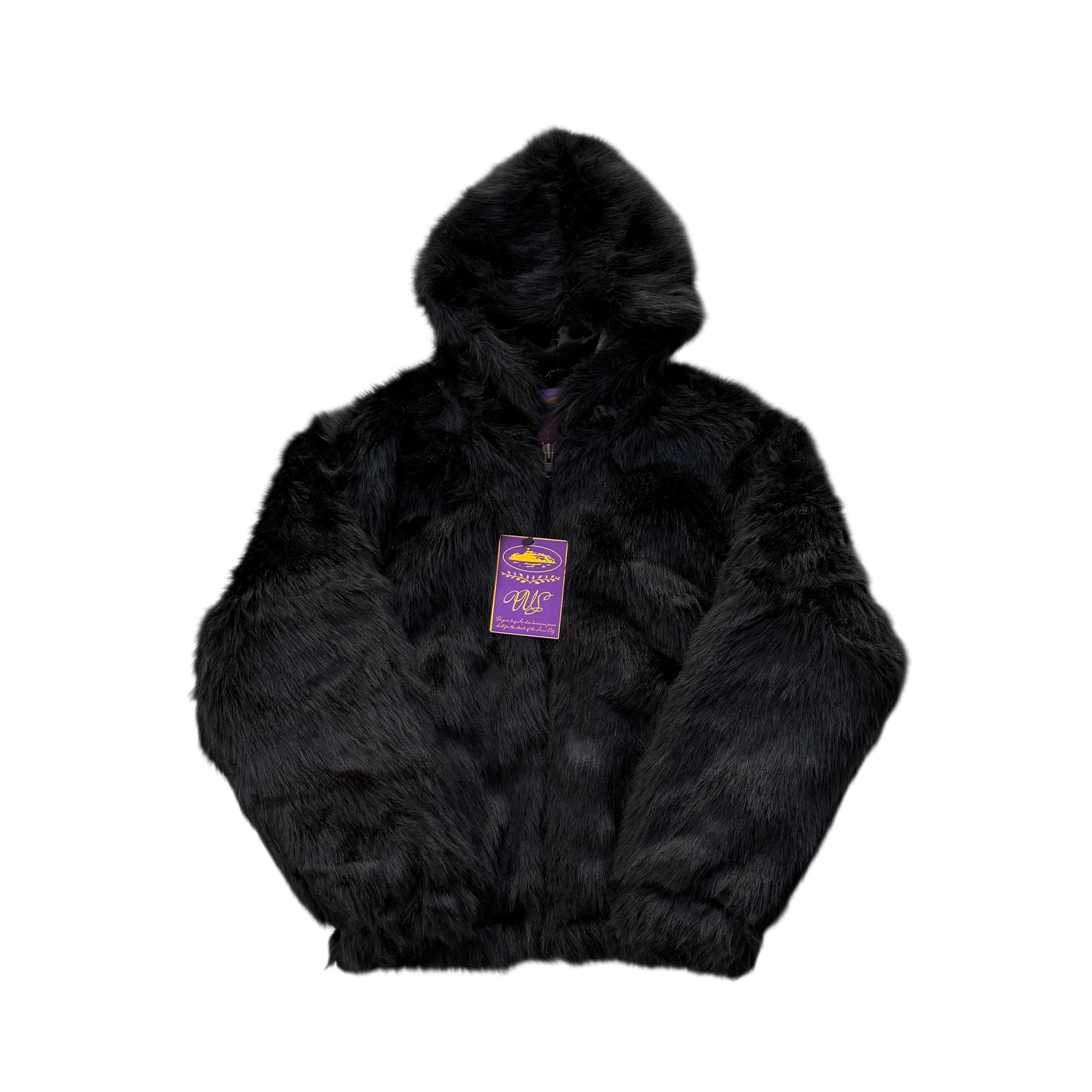 CORTEIZ FUR JACKET BLACK