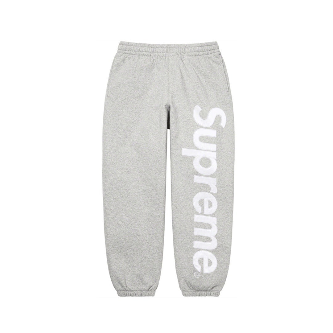 SUPREME 22FW SATIN APPLIQUE SWEATPANTS