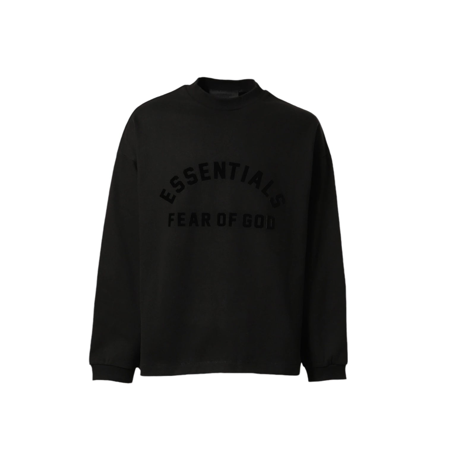 ESSENTIALS LS CORE LONGSLEEVE JET BLACK #001