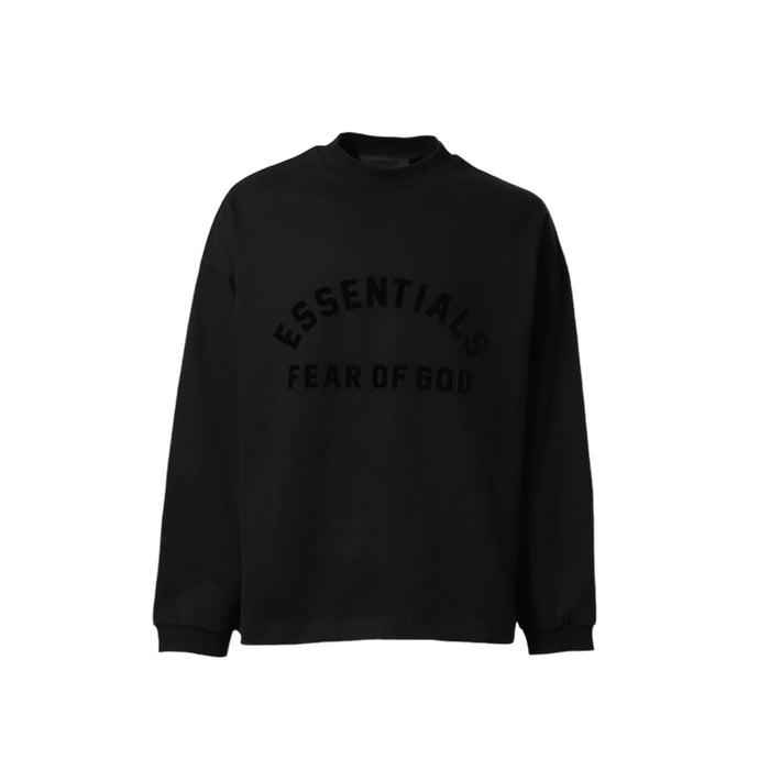 ESSENTIALS LS CORE LONGSLEEVE JET BLACK #001