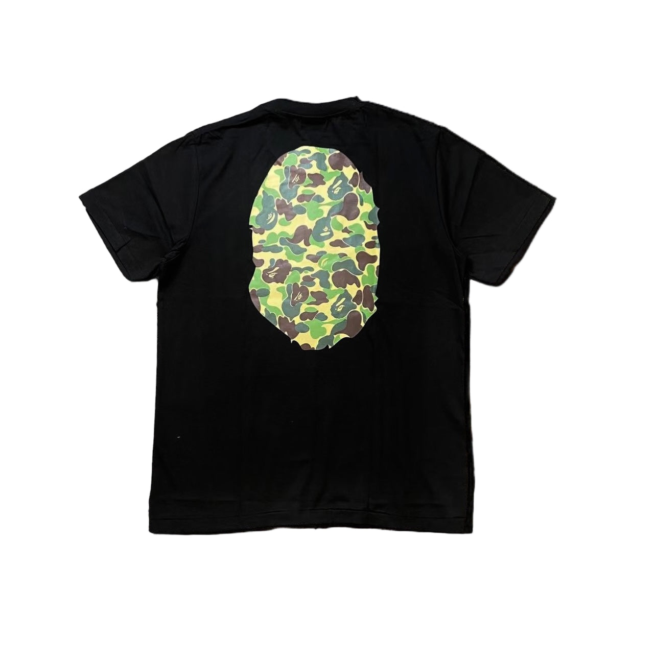 BAPE GREEN CAMO HEAD TEE — ONLINE EXCLUSIVE — 06