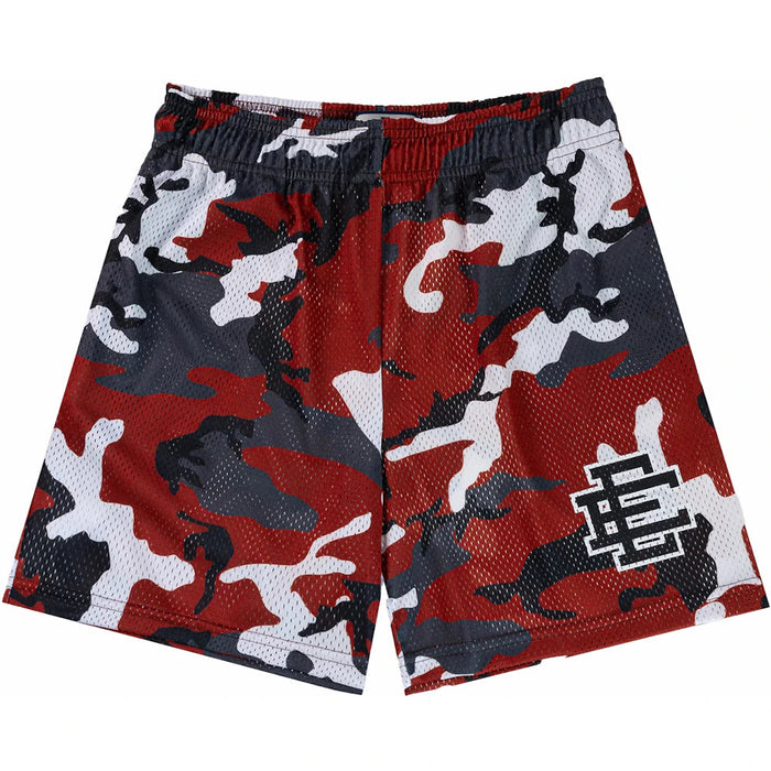 ERIC EMANUEL RED CAMO SHORTS