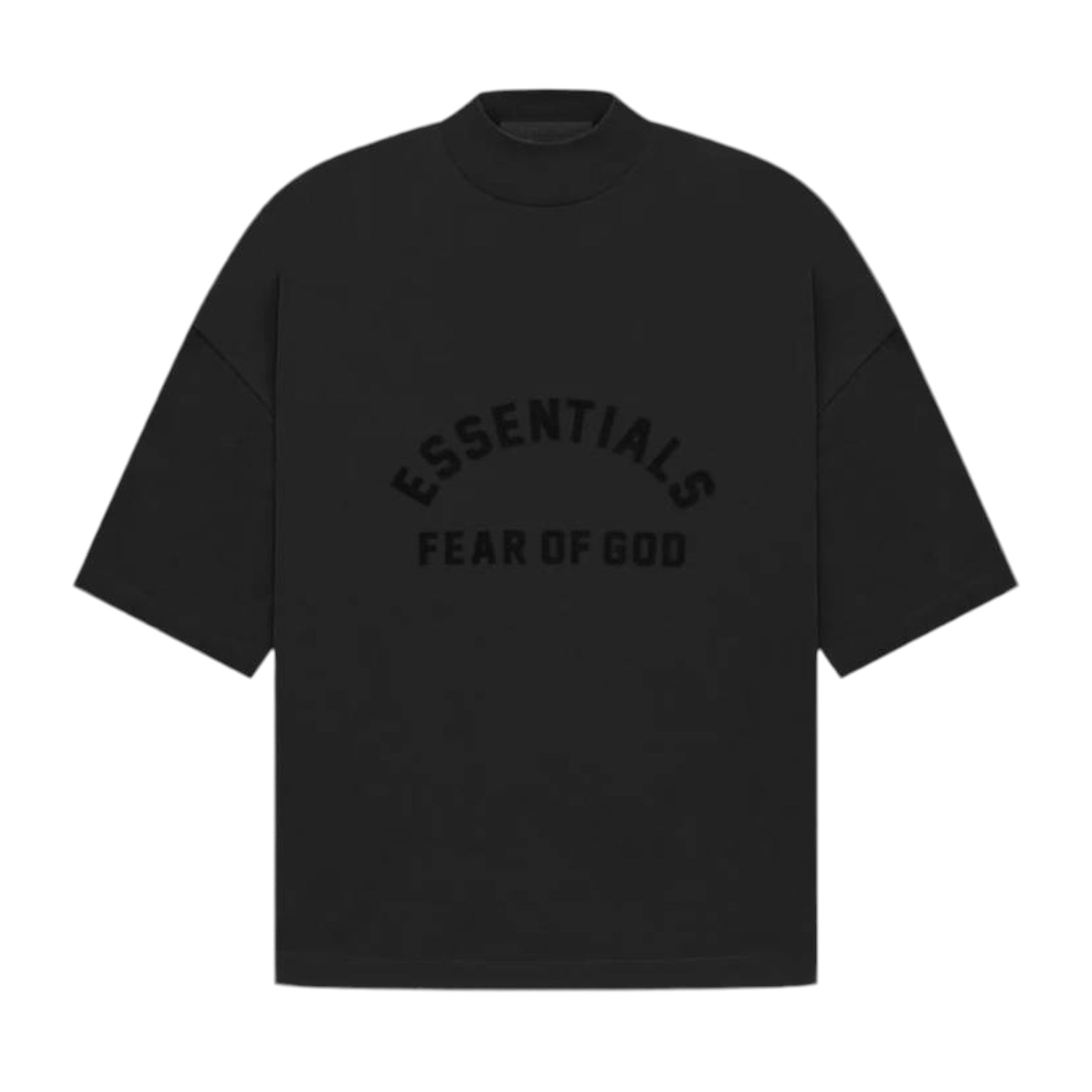 ESSENTIALS JET BLACK / T-SHIRT #002