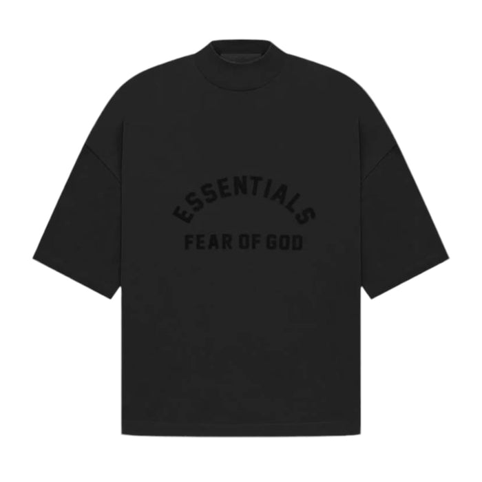 ESSENTIALS JET BLACK / T-SHIRT #002