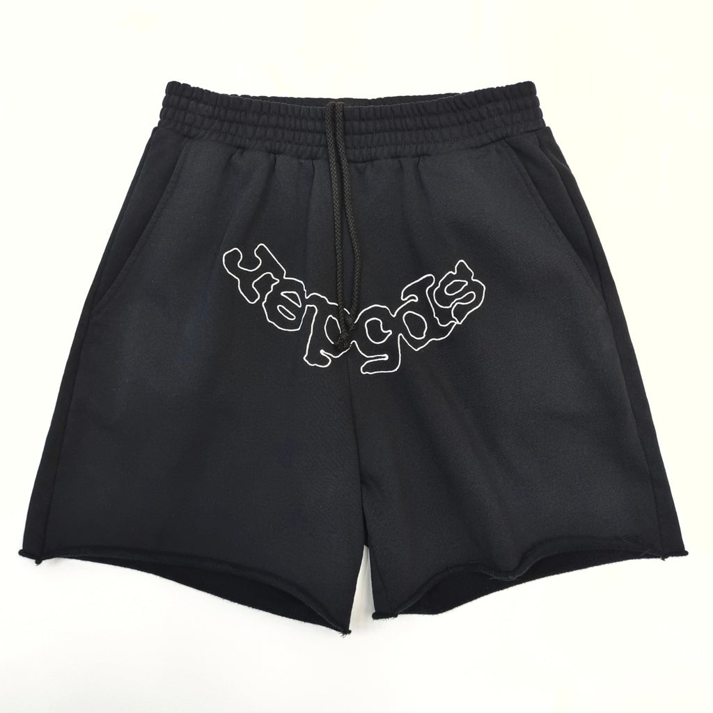 SP5DER — EMBROIDED LOGO SHORTS
