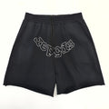 SP5DER — EMBROIDED LOGO SHORTS