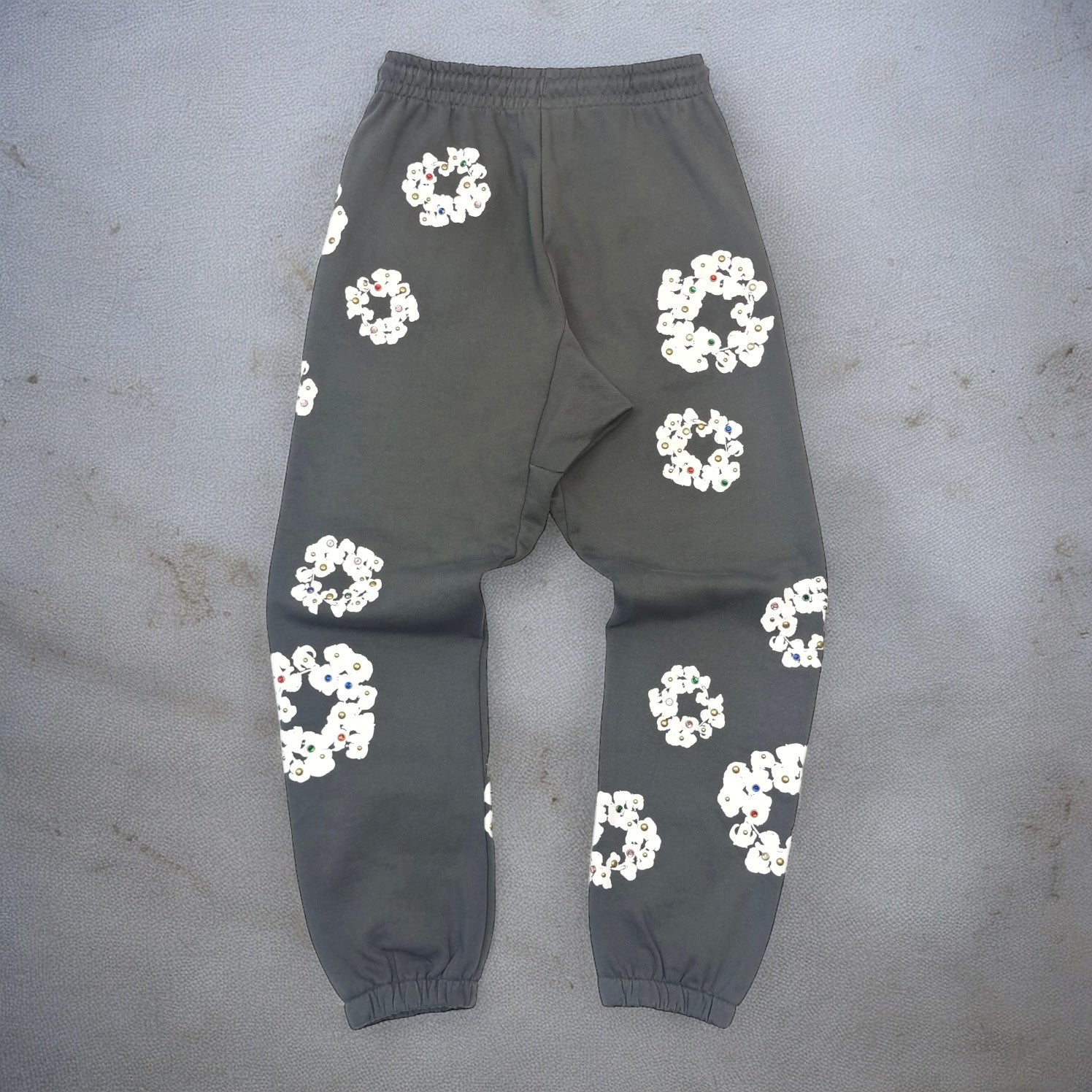 Denim Tears ‘Rhinestone cotton wreath’ Sweatpants