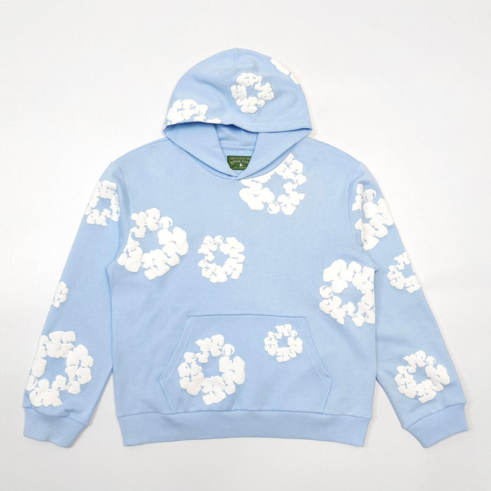 Denim Tears / Cotton Wreath Hoodie/  ‘baby blue’