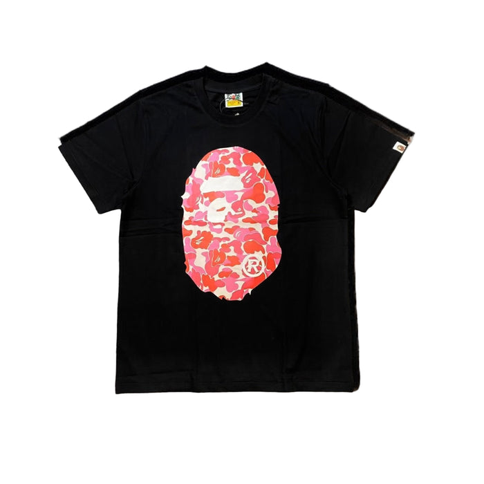 BAPE PINK CAMO HEAD TEE — 05