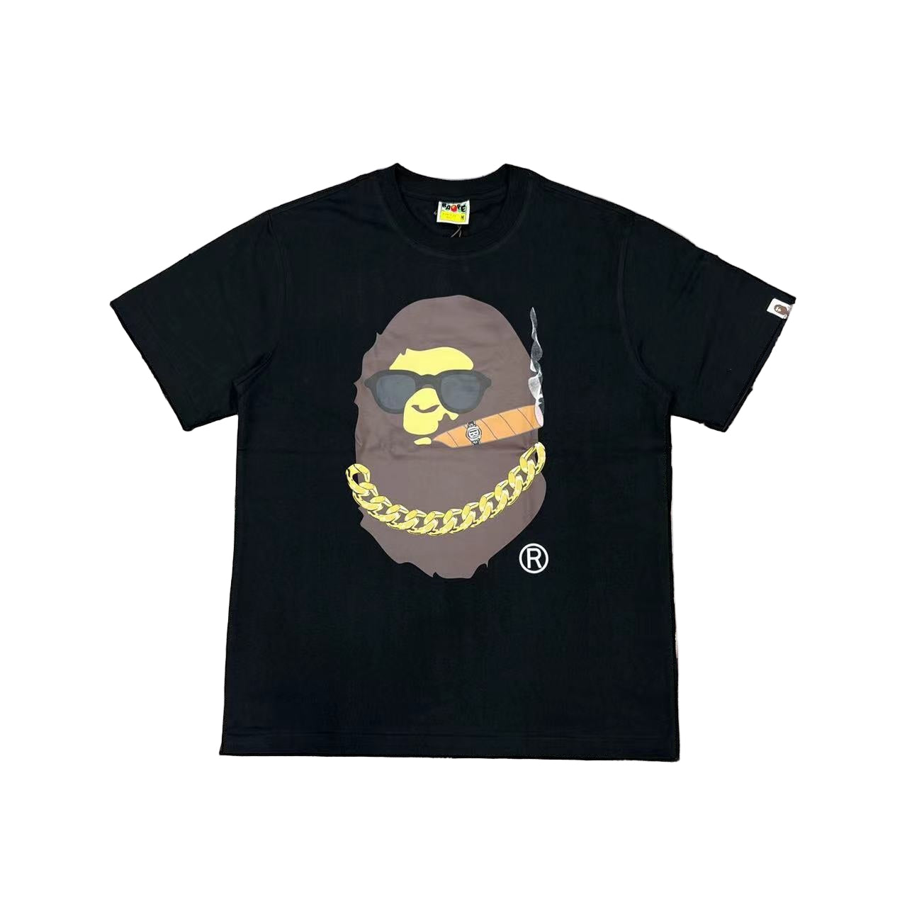BAPE- APE HEAD SMOKING PRINT