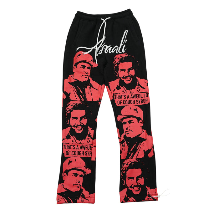COUGH SYRUP X ASAALI CARTEL / SWEATPANTS / RED