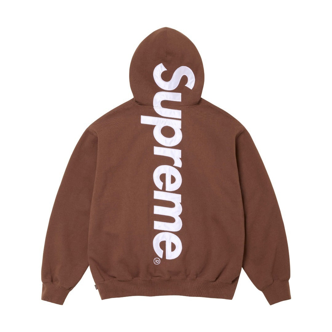 SUPREME 22FW SATIN APPLIQUE HOODIE