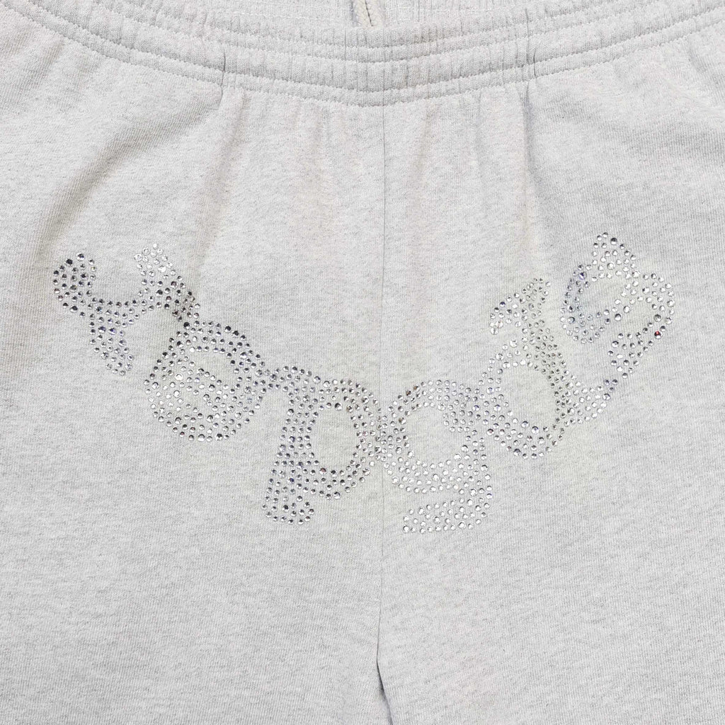 SP5DER RHINESTONES LOGO / SWEATPANTS / GRAY