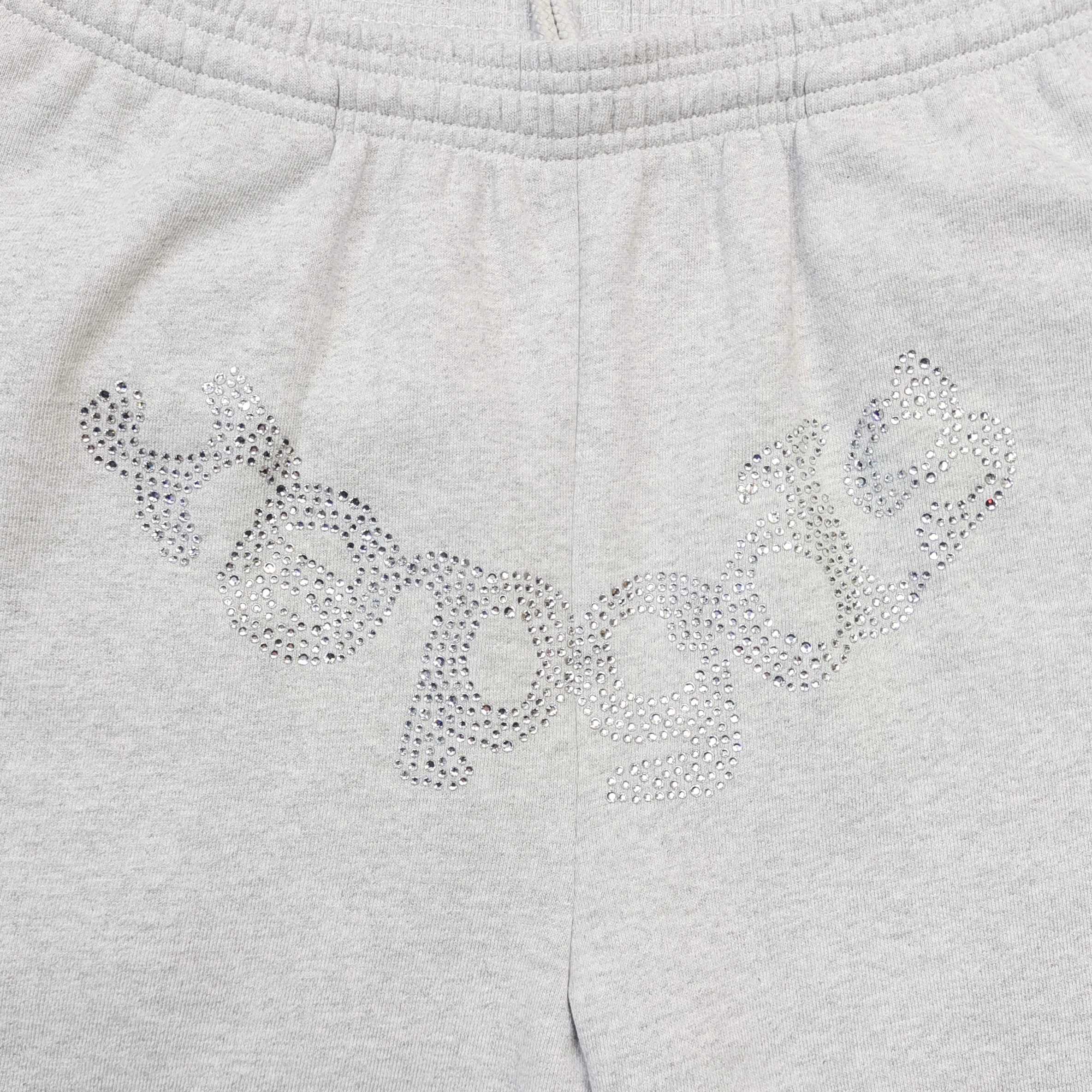 SP5DER RHINESTONES LOGO / SWEATPANTS / GRAY