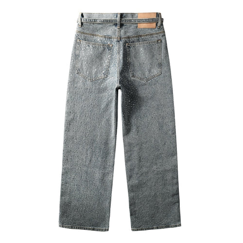 MEN DENIM RHINESTONES JEANS