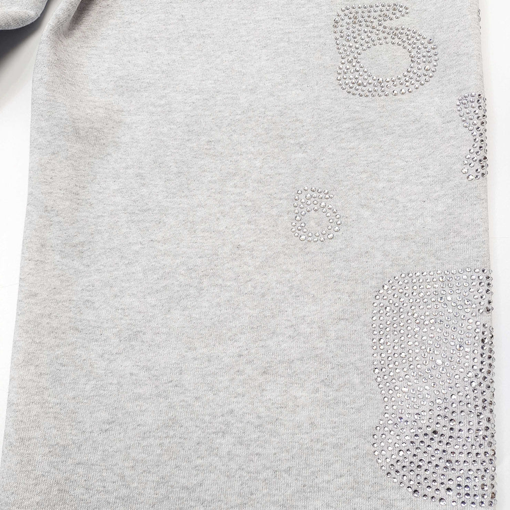 SP5DER RHINESTONES LOGO / SWEATPANTS / GRAY