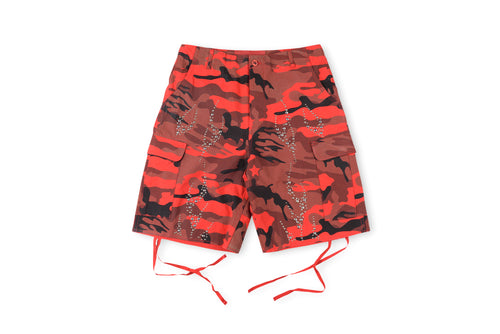 HELLSTAR RHINESTONE SHORTS