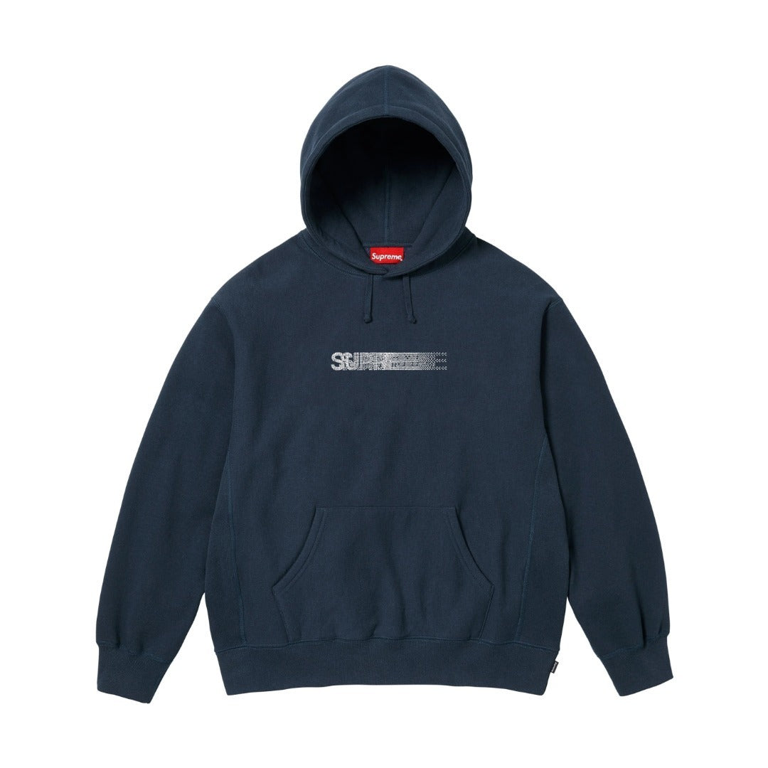 SUPREME SWAROVSKI MOTION LOGO HOODIE