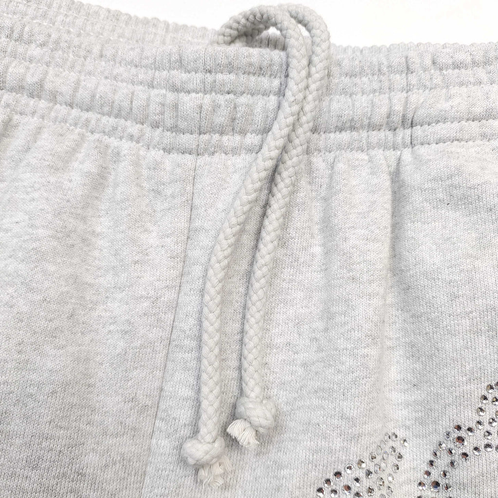 SP5DER RHINESTONES LOGO / SWEATPANTS / GRAY