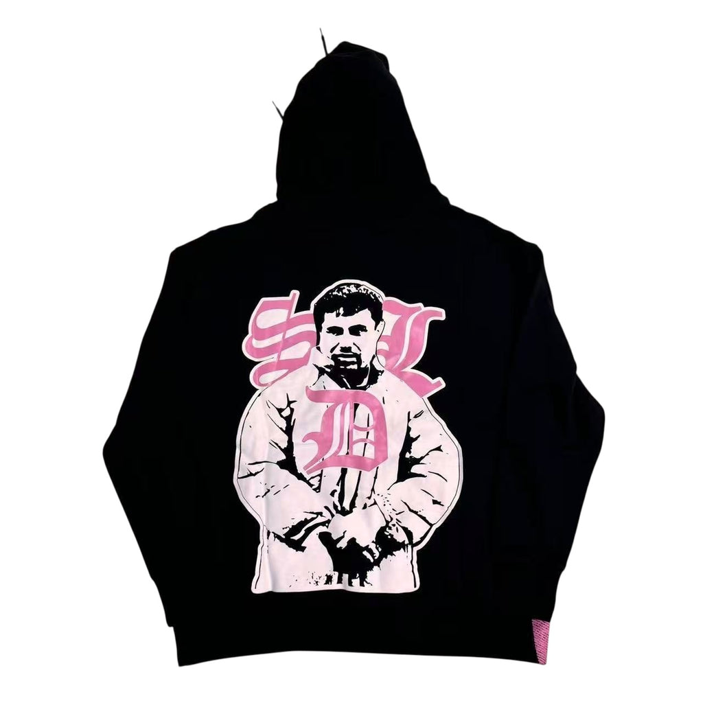 SDL RHINESTONES HOODIE / PINK