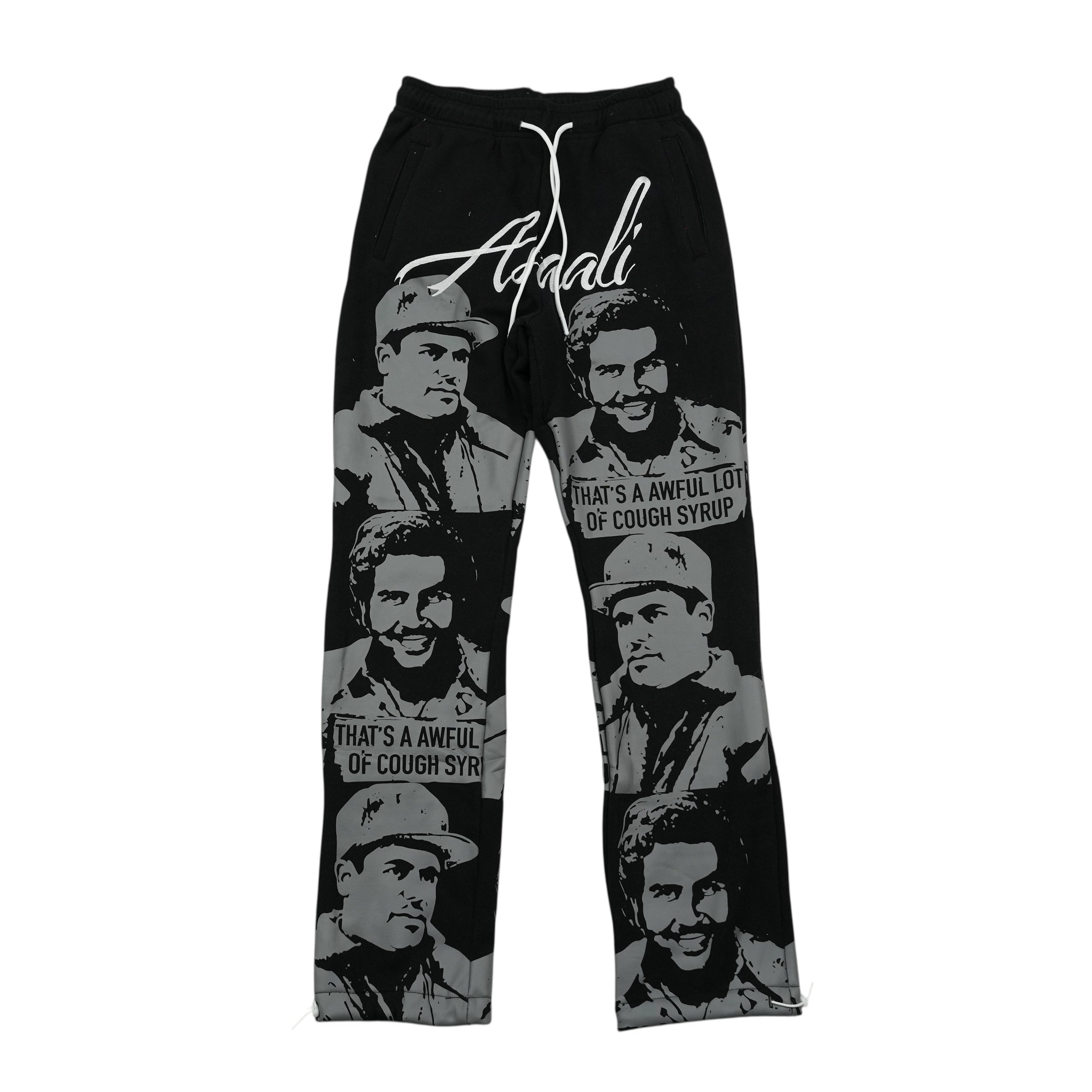 COUGH SYRUP X ASAALI CARTEL / SWEATPANTS / BLACK
