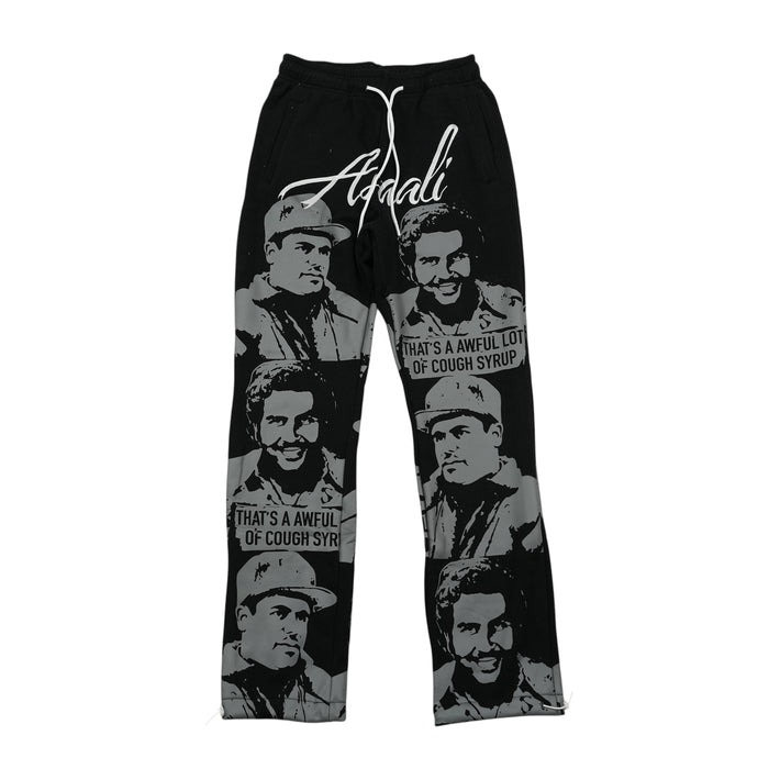 COUGH SYRUP X ASAALI CARTEL / SWEATPANTS / BLACK