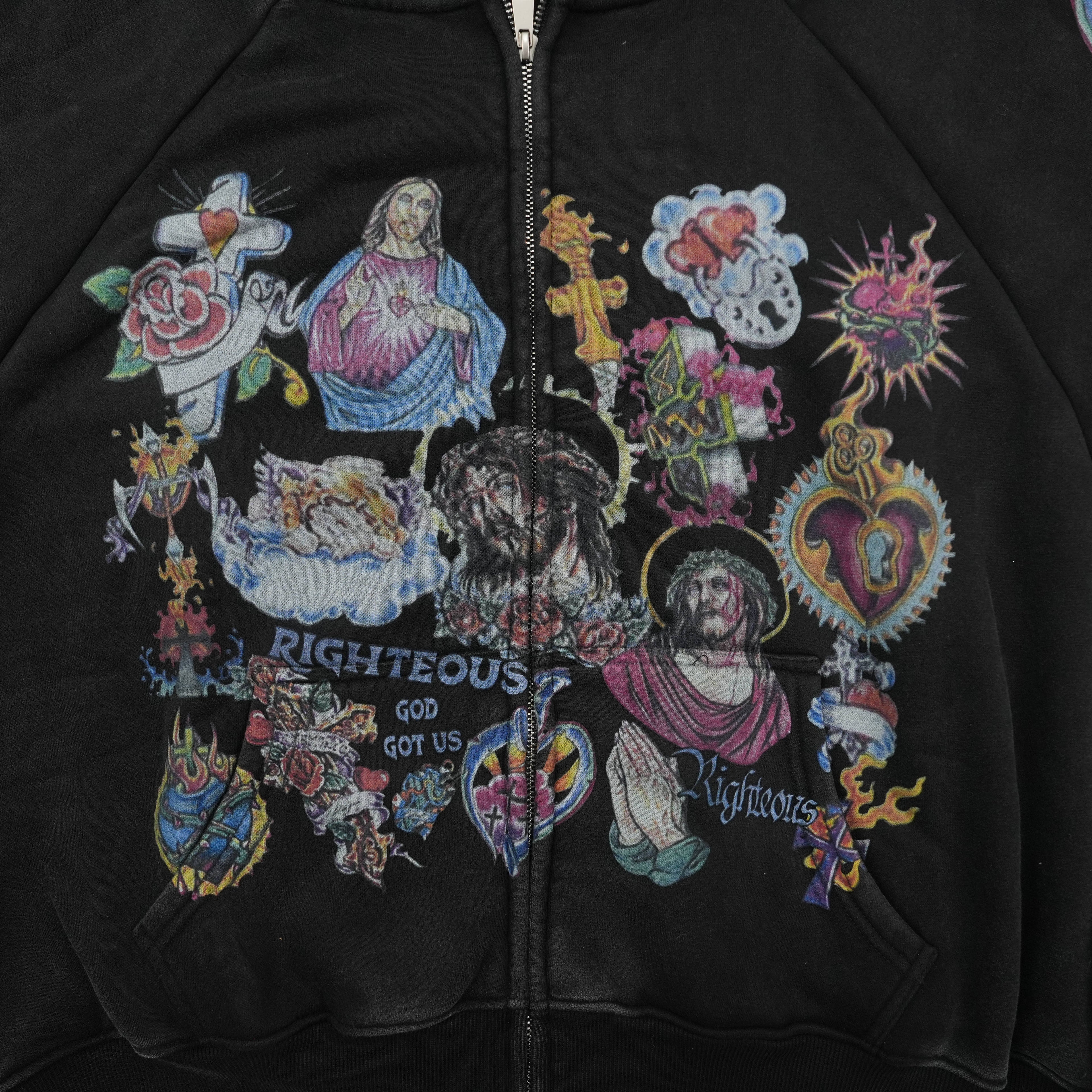WE ARE RIGHTEOUS ZIP UP
