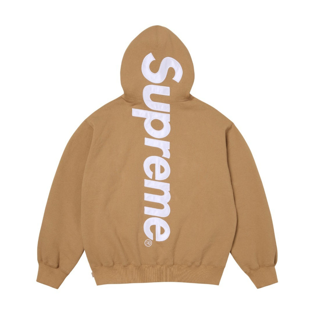 SUPREME 22FW SATIN APPLIQUE HOODIE