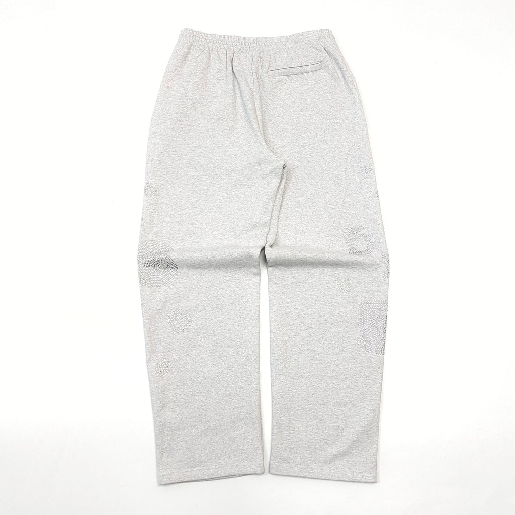 SP5DER RHINESTONES LOGO / SWEATPANTS / GRAY