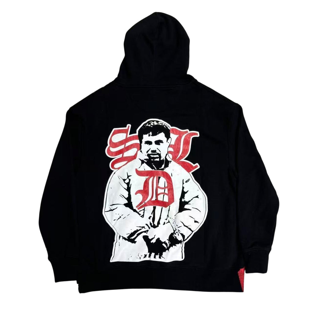 SDL RHINESTONES HOODIE / RED