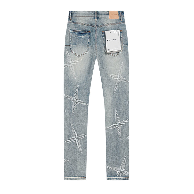 PURPLE MEN FASHION JEANS / #827