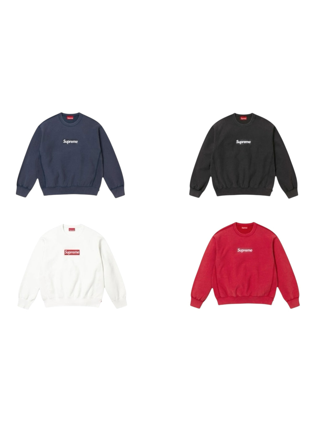 SUPREME “25SS Box Logo” CREWNECK