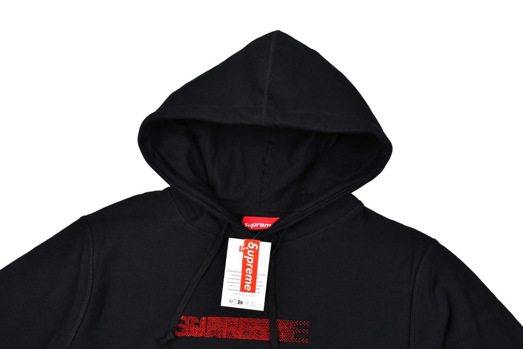 SUPREME SWAROVSKI MOTION LOGO HOODIE