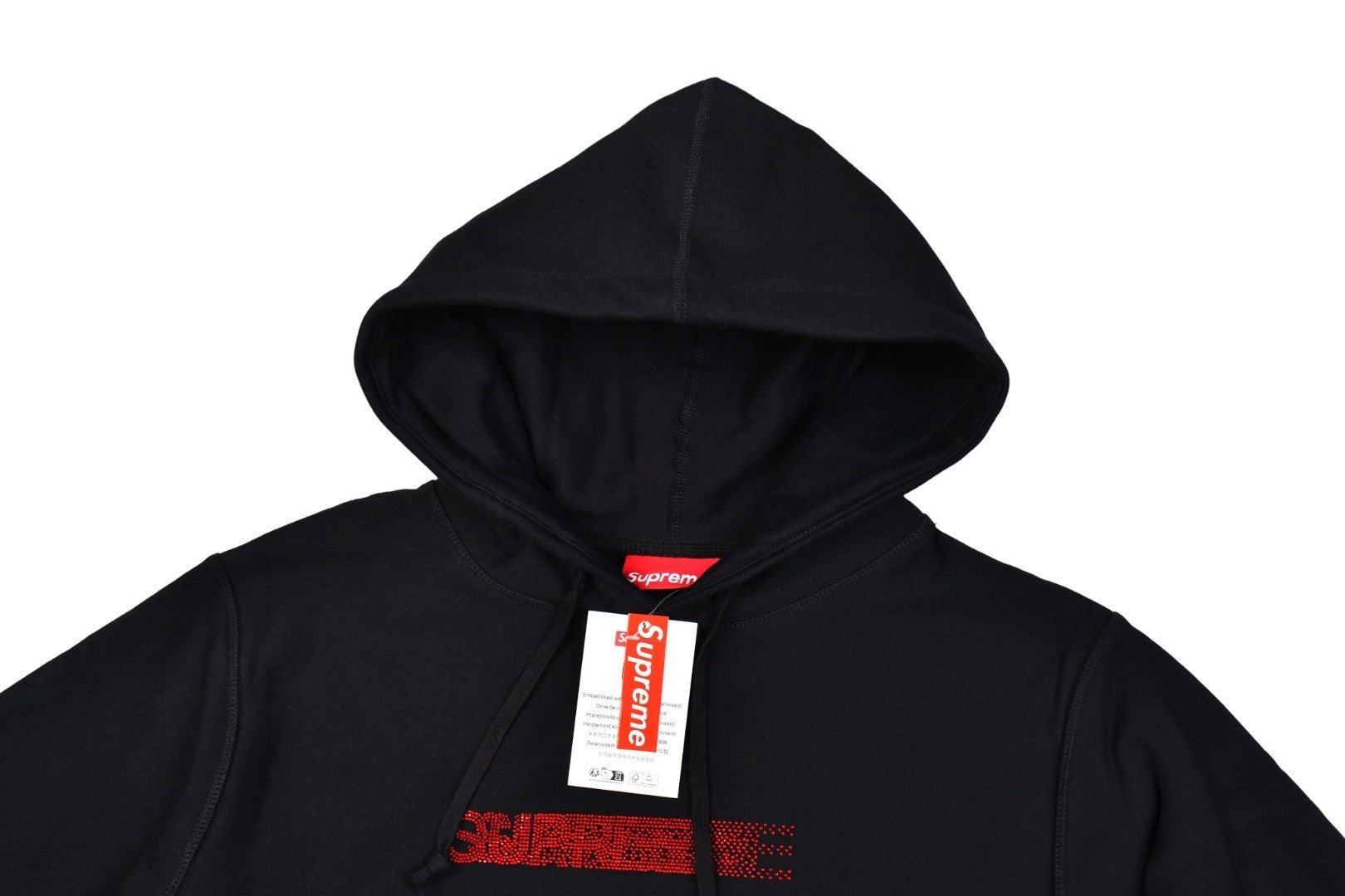 SUPREME SWAROVSKI MOTION LOGO HOODIE