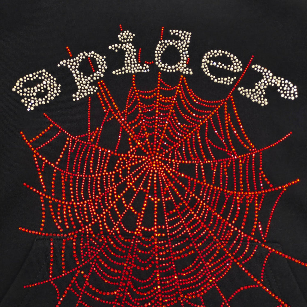 Sp5der — Rhinestones Hoodie