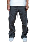 NYLON ZIP FLARE PANTS