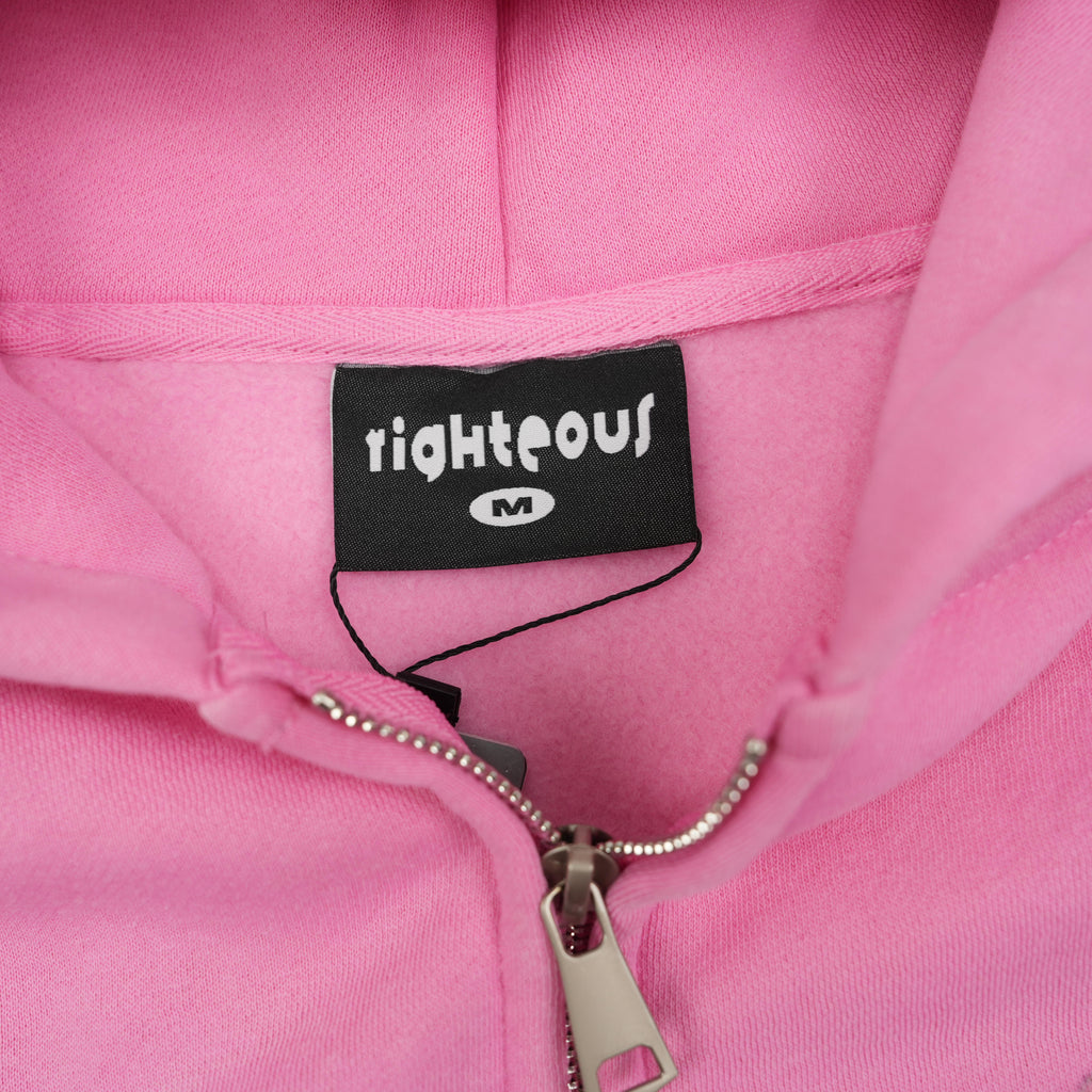 WE ARE RIGHTEOUS ZIP UP / PINK