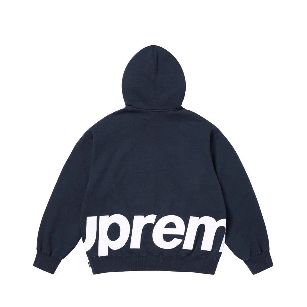 SUPREME 25SS BIG LOGO ZIP UP (BLUE)