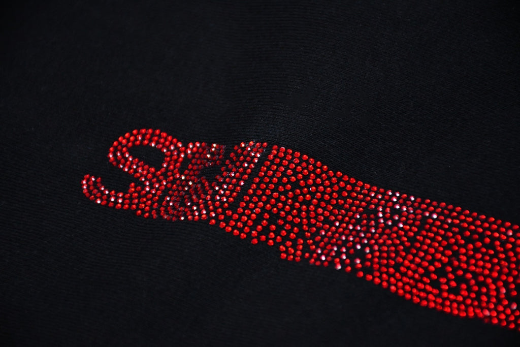 SUPREME SWAROVSKI MOTION LOGO HOODIE