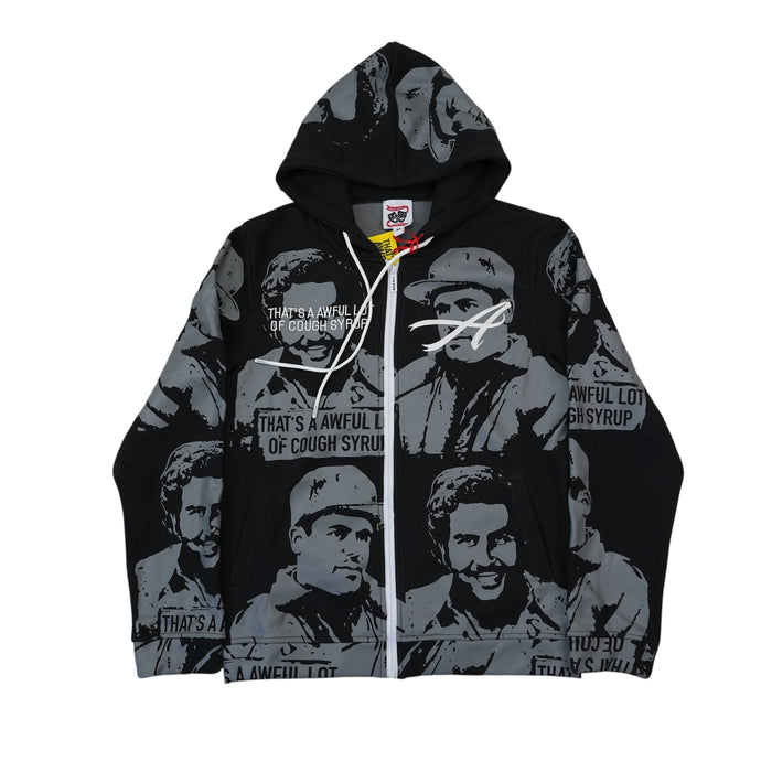 COUGH SYRUP X ASAALI CARTEL / ZIP UP / BLACK