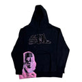 SDL RHINESTONES HOODIE / PINK