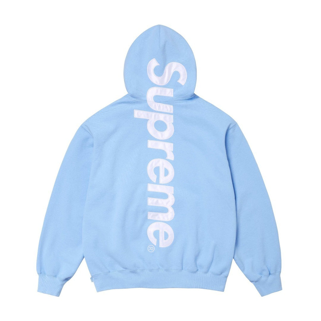 SUPREME 22FW SATIN APPLIQUE HOODIE