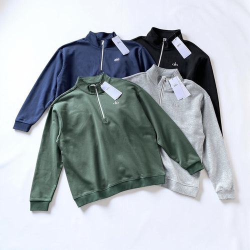 Alo Yoga half Zip long sleeve sweatshirt