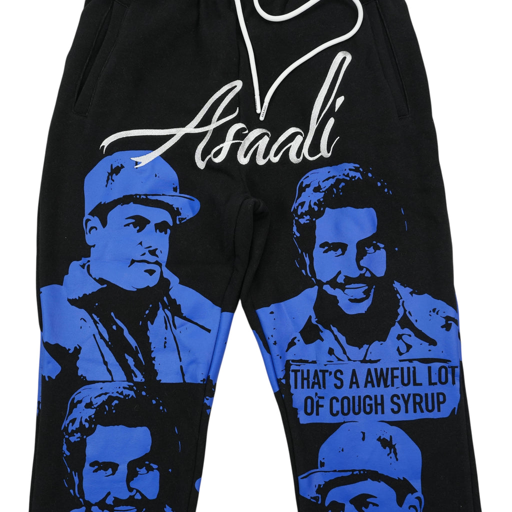 COUGH SYRUP X ASAALI CARTEL / SWEATPANTS / BLUE